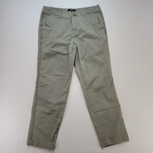 Quince Chino Pants Womens 30 Green Girlfriend Twill Cotton Stretch
